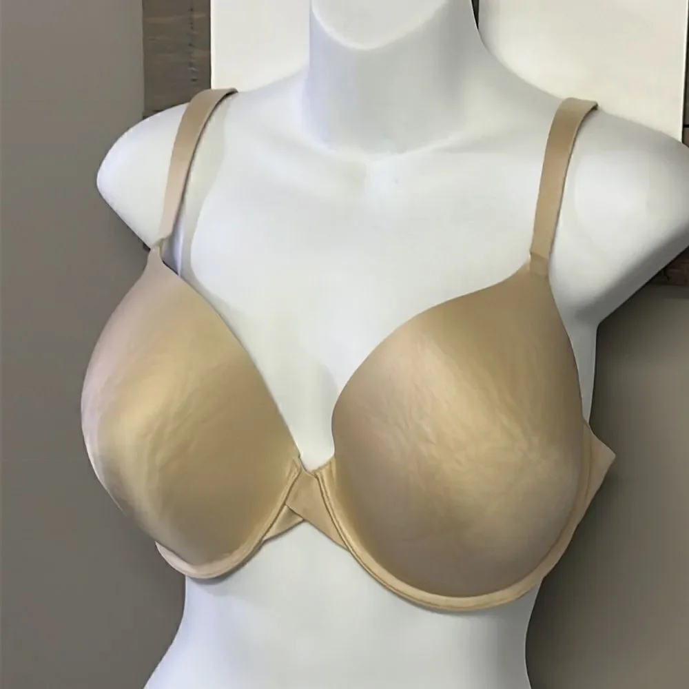 Victoria’s Secret Full Coverage Tan Adjustable Straps Padded Wire Bra- 38DD